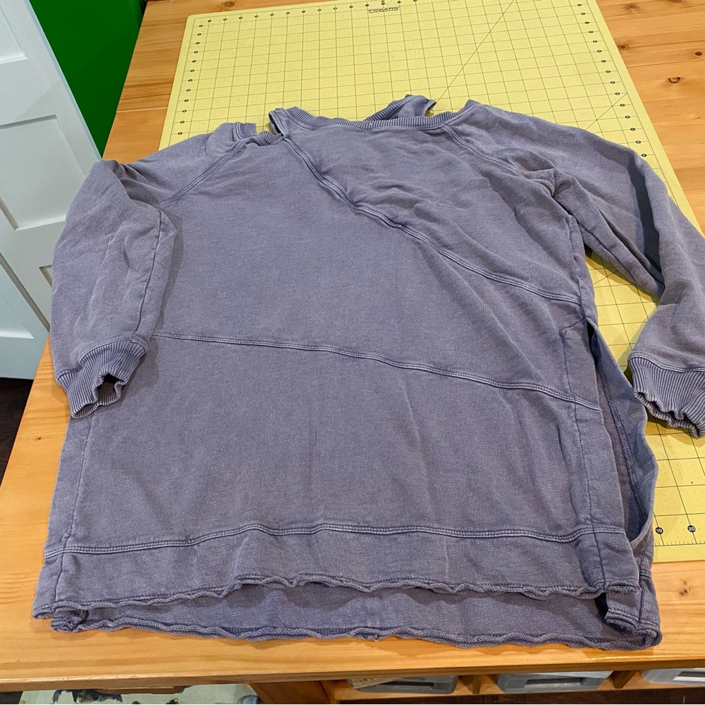 pilcro crossover sweatshirt